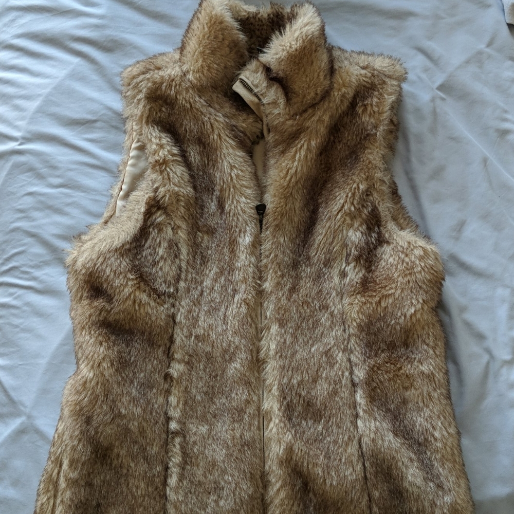 Zara Faux Fur Vest